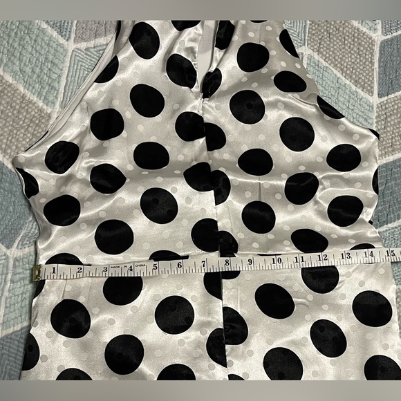 BNWT - LIPSY Polka Dot Halter High-Low Midi Dress - Picture 6 of 7